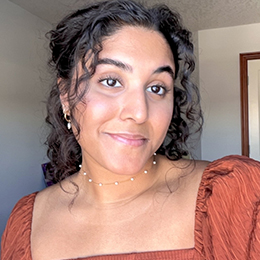 Head shot of summer student Sarah Merali